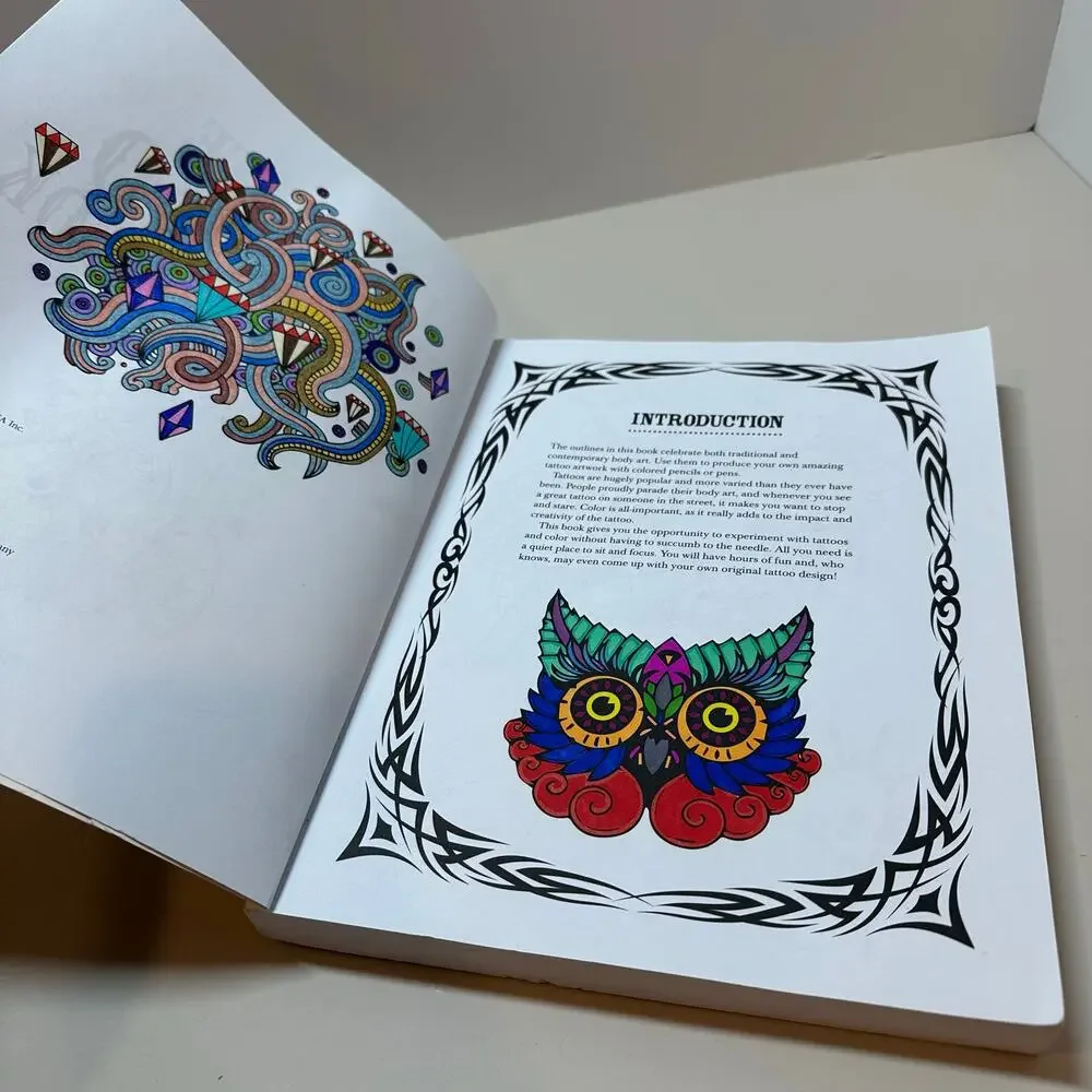 Ulitmate Tattoo Coloring Book Coster Patience Chartwell